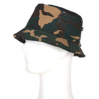 Vissershoedje camouflage print   volwassenen   groen   Army   Katoen