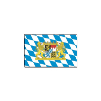 Vlag Beieren blauw/wit   90 x 150 cm   feestartikelen   Oktoberfest thema versiering