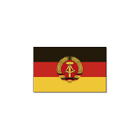 Vlag DDR   90 x 150 cm   Duitse Vlag   Feestartikelen   polyester