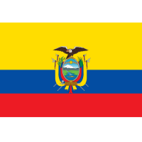 Vlag Ecuador   90 x 150 cm   feestartikelen   landen thema supporters   fan decoratie artikelen