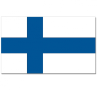 Vlag Finland   90 x 150 cm   feestartikelen   landen thema supporters   fan decoratie artikelen