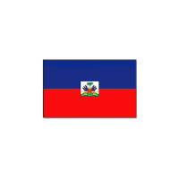 Vlag Haiti   90 x 150 cm   landen thema   supporter/fan decoratie artikelen
