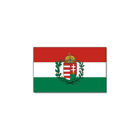 Vlag Hongarije   90 x 150 cm   supporter/fan   landen vlaggen