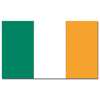 Vlag Ierland   90 x 150 cm   Ierse Vlaggen   Ireland / ?Ire