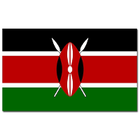 Vlag Kenia   90 x 150 cm   Keniaanse Vlag   Kenya