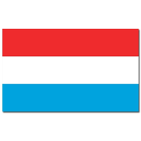 Vlag Luxemburg   90 x 150 cm   Luxemburgse Vlag   Luxemburg   polyester   supporters