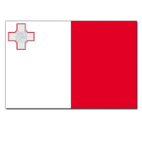 Vlag Malta   90 x 150 cm   Maltese Vlaggen   Malta