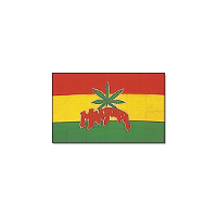Vlag Marihuana   90 x 150 cm   wiet vlaggen   rasta