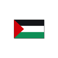 Vlag Palestina   90 x 150 cm   Palestijnse Vlag   Palestine