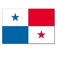 Vlag Panama   90 x 150 cm   feestartikelen   Landen thema   supporter/fans   versiering