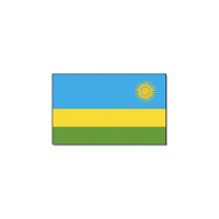 Vlag Rwanda   90x150 cm   Rwandese vlag   polyester   met ophangringen