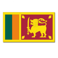 Vlag Sri Lanka   90 x 150 cm   feestartikelen   Landen thema supporters