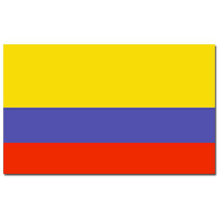 Vlag van Colombia   90 x 150 cm   feestartikelen   Colombia landen thema   supporter