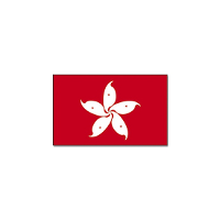 Vlag van Hong Kong   90 x 150 cm   Hong Kong landen thema   supporters / fans   versiering