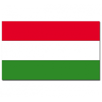 Vlag van Hongarije   90 x 150 cm   feestartikelen   landen thema   supporters   versiering