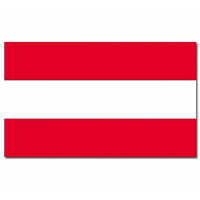 Vlag van Oostenrijk   90 x 150 cm   Oostenrijkse landen vlag   polyester   met ringen