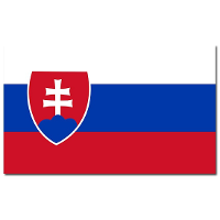 Vlag van Slowakije   90 x 150 cm   feestartikelen   landen thema   supporters   versiering