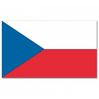 Vlag van Tsjechie   90 x 150 cm   landen thema supporter/fan decoratie artikelen