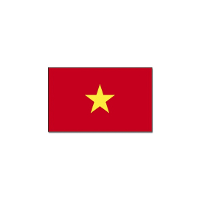 Vlag van Vietnam   90 x 150 cm   Vietamese landen vlag   polyester   met ringen