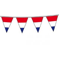 Vlaggenlijn Holland   Nederlandse vlag   rood wit blauw   10 meter