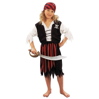 Merkloos Voordelig piraten carnaval verkleed kostuum   voor meisjes   outfit   Piraat
