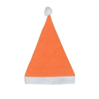 Voordelige kerstmuts   oranje   voor volwassenen   polyester?  59 Cm   kerstaccessoires