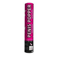 Vrijgezellenfeest Confetti kanon   roze penissen   papier   28 cm