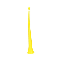 Vuvuzela grote blaastoeter hoorn   geel   48 cm   landen fan supporters feestartikelen