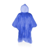Wegwerp regenponcho   volwassenen   Blauw   regen scherm   herbruikbaar
