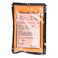 Zakje Holi kleurpoeder   oranje   100 gram   feestartikelen   Heilig Indiaas kleurenpoeder