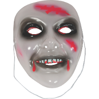 Zombie vrouw masker   Halloween / Horror verkleed accessoires