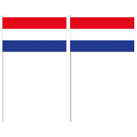 Zwaaivlaggetjes Nederland   25x   12 x 24 cm   handvlaggetjes   versiering   feestartikelen