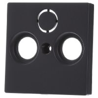 Merten 297514 Afdekking System M Antraciet 1 stuk(s)