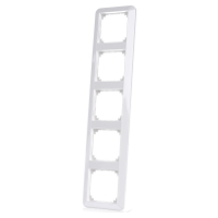 Merten 389519 Frame 5 voudig 1 M, System M Polar wit (glanzend) 1 stuk(s)