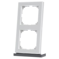 Merten 478219 Afdekking Frame 2 voudig M Smart Polar wit (glanzend) 1 stuk(s)