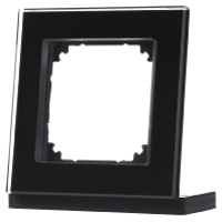 Merten 489103 Afdekking Frame 1 voudig System M, M Plan Zwart 1 stuk(s)