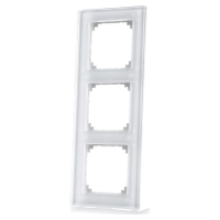 Merten 489319 Afdekking Frame 3 voudig System M, M Plan Wit 1 stuk(s)