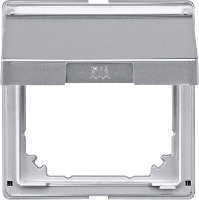 Merten 516660 Merten 516660 tussenring m.Klapdeksel Aluminium