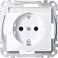 Merten MEG2302 0325 Wandcontactdoos System M Wit 1 stuk(s)