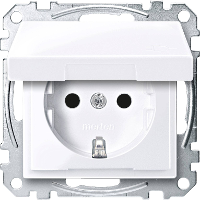 Merten MEG2310 0325 Wandcontactdoos System M Wit 1 stuk(s)