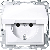 Merten MEG2314 0325 Wandcontactdoos System M Wit