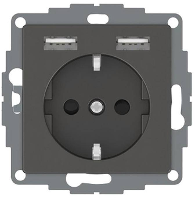 Merten MEG2366 0414 Inzetstuk System Design Antraciet 1 stuk(s)