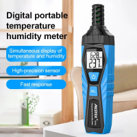 Draagbare Handheld LCD Digitale Thermometer Hygrometer Indoor Kamer Temperatuur Vochtigheid Meter Sensor Weerstation