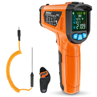 MESTEK Geavanceerde infraroodthermometer IRO2C Breed temperatuurbereik ( 50 °C tot 800 °C) Instelbare emissiviteit 12 pu