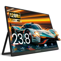 MESWAO S238 23.8 Inch draagbaar monitor 100Hz FHD IPS Type C draagbare computermonitor gaming beeldscherm voor smartphon