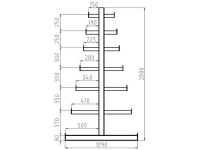 Meta 97849 (b X H X D) 5400 X 2000 X 1090 Mm Gentiaan Blauw