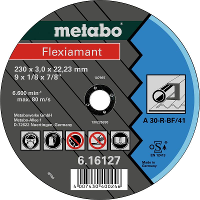 Metabo 616123000 Doorslijpschijf recht 25 stuk(s)