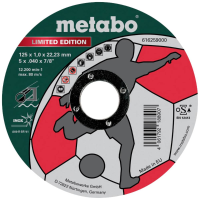 Metabo 616259000 Doorslijpschijf recht 125 mm 1 stuk(s)