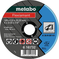 Metabo 616732000 Doorslijpschijf recht 25 stuk(s)