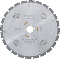 Metabo 628009000 HM cirkelzaagblad Ø 216 x 30 mm 24 Z